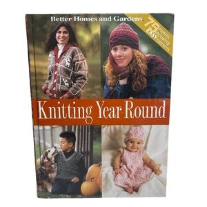 4/$20 Knitting Year Round Book Better Homes & Garden Vintage 2003 Edition